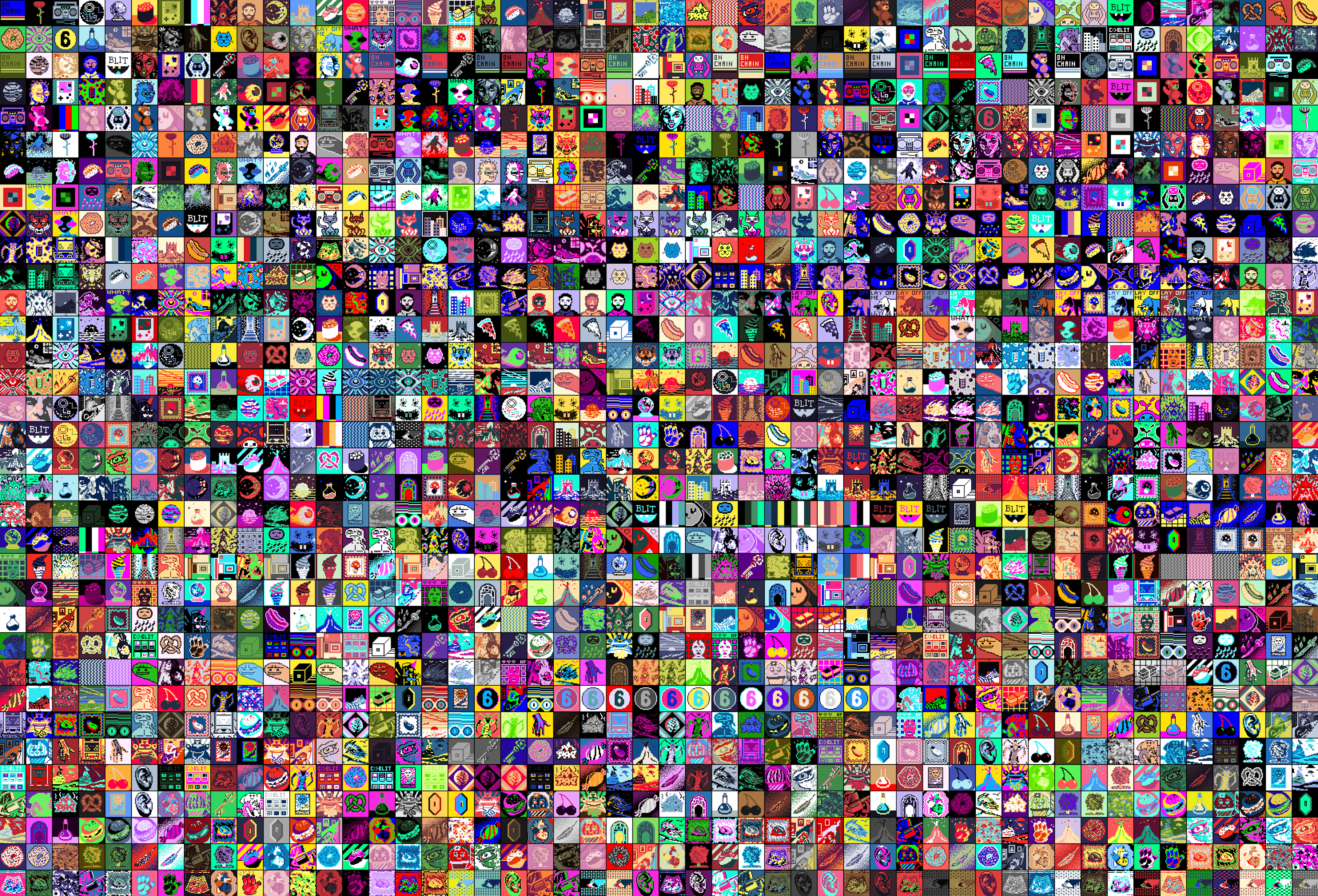 The collection of all 1,700 Blitmaps.