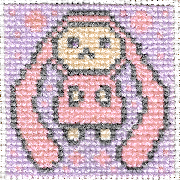 Stitchmap 2 - Amai #41. With the pastel colors, this Stitchmap is the artist's favorite creation to date.