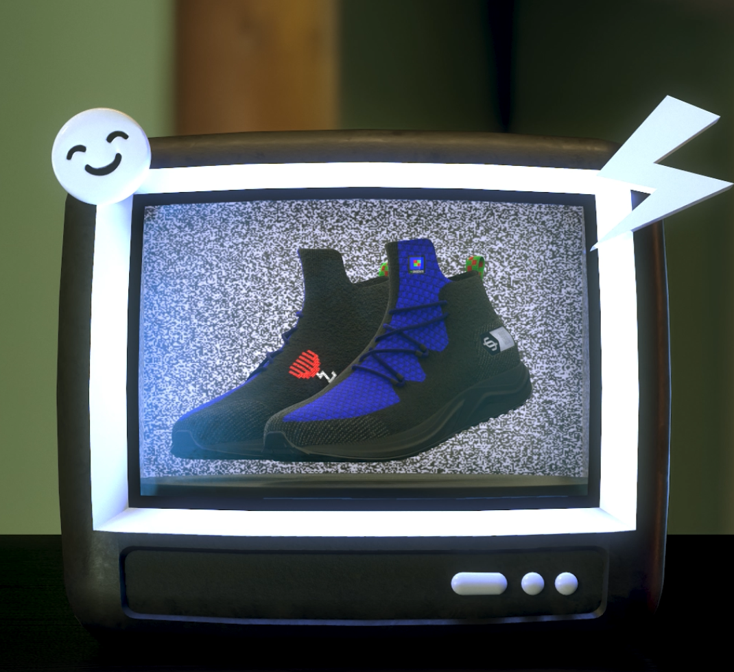A screenshot of the Blitkick NFT by Endstate.